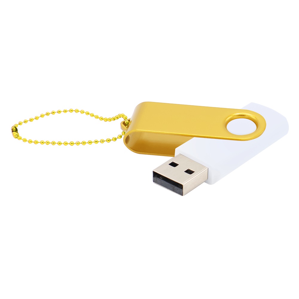 Флешка Designer To Go 2.0 USB 16Gb, Белый/желтый-0