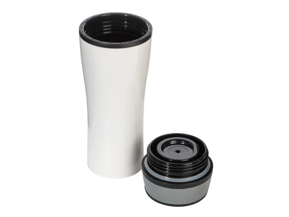 Термокружка с крышкой 360 градусов Track, 400 мл, белый-2