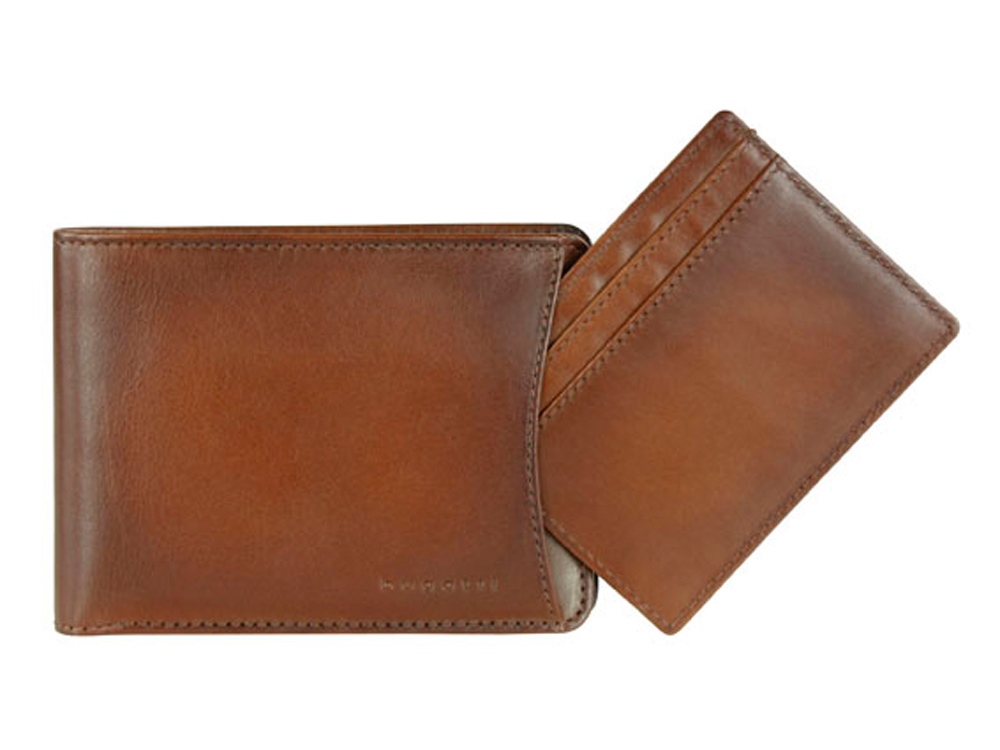 Портмоне BUGATTI Domus, с RFID защитой, коньячный цвет, натуральная воловья кожа, 12,5х2х9 см-2