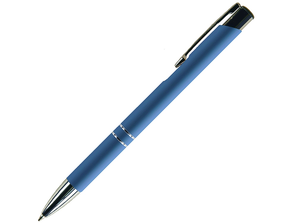 Ручка металлическая шариковая FAMILY MELAN, soft touch (Синий)-0