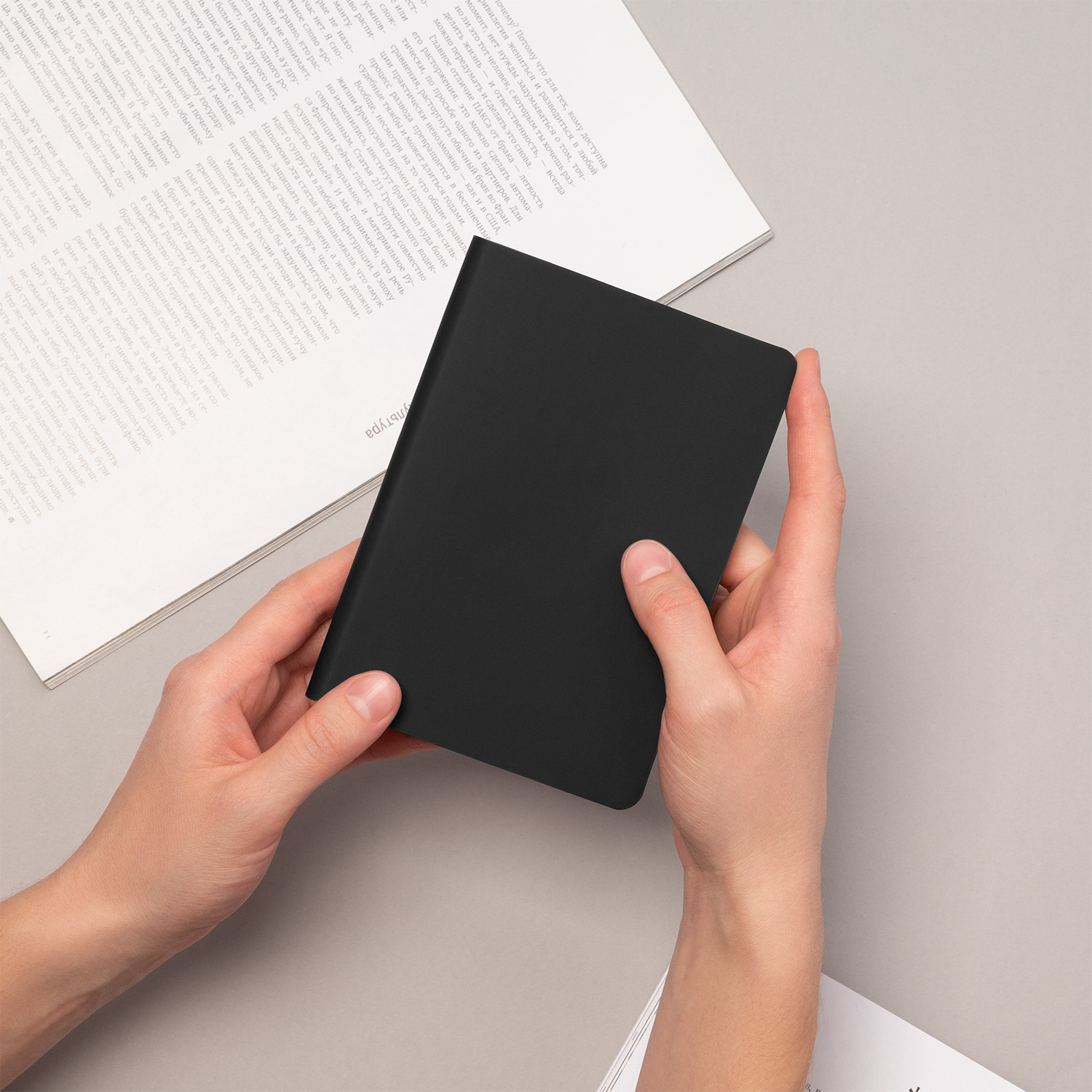 Ежедневник Спарк мини (Spark mini) A6 недатированный, черный-10