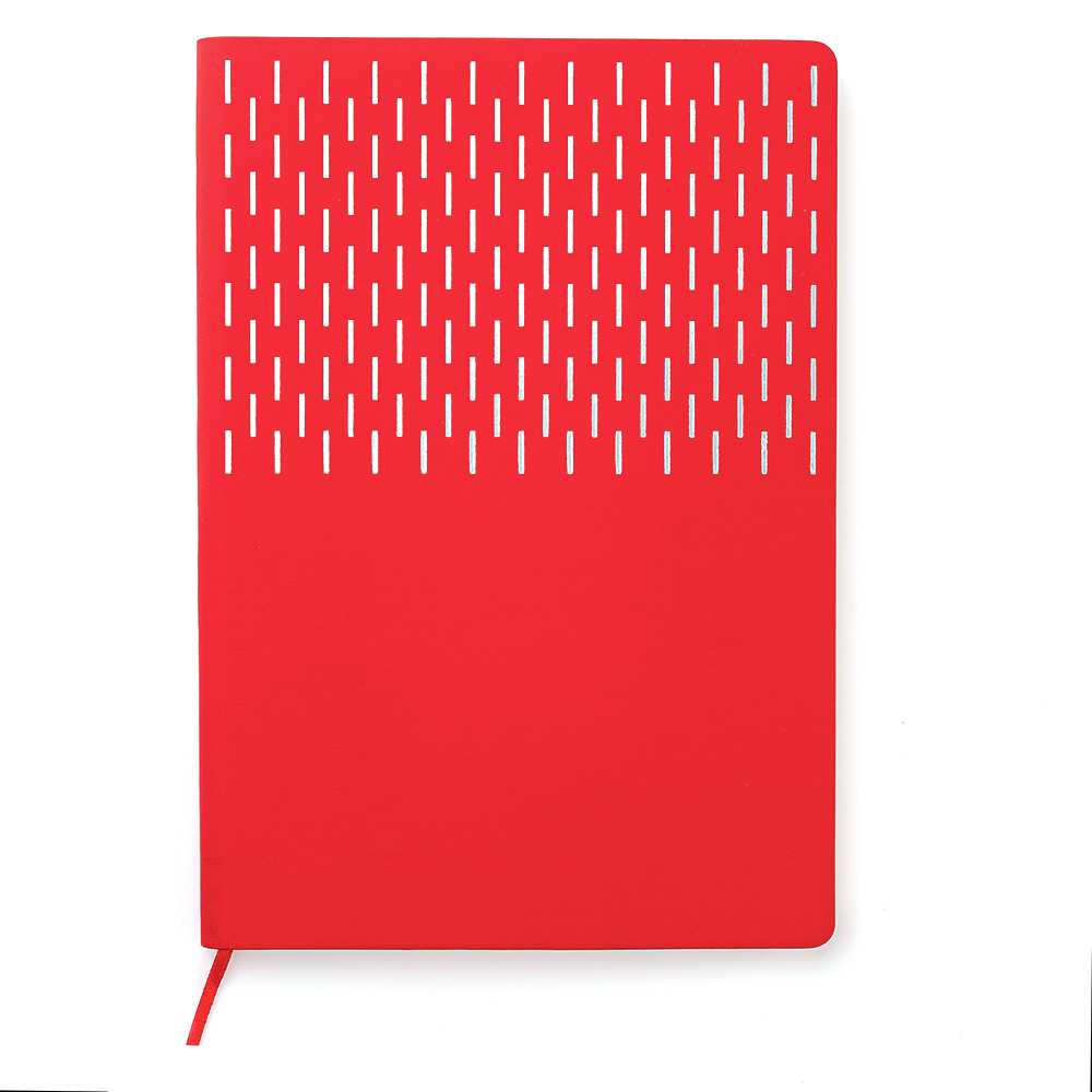 Ежедневник A5 недатированный Esmeralda в мягком переплёте, Красный-2