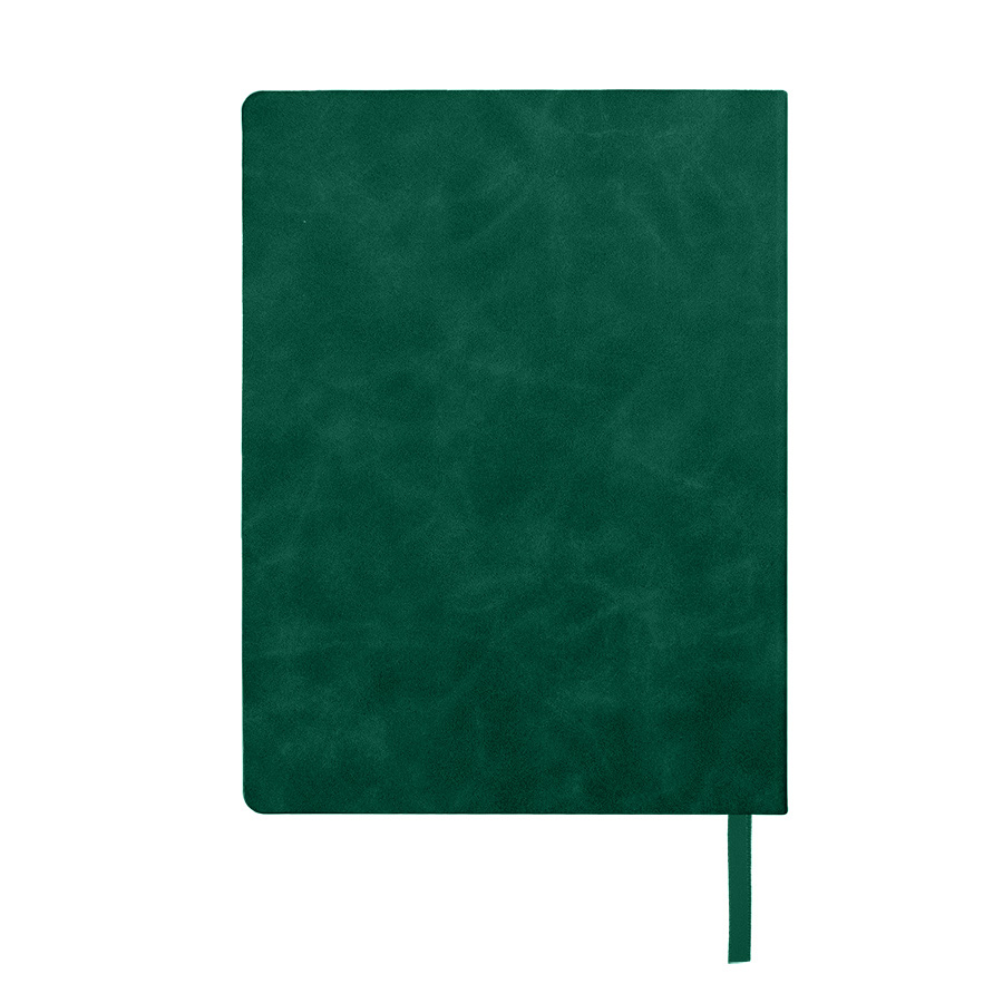 Ежедневник недатированный Solas, формат А5, с магнитом, зеленый, кремовый блок в линейку, зеленый-2