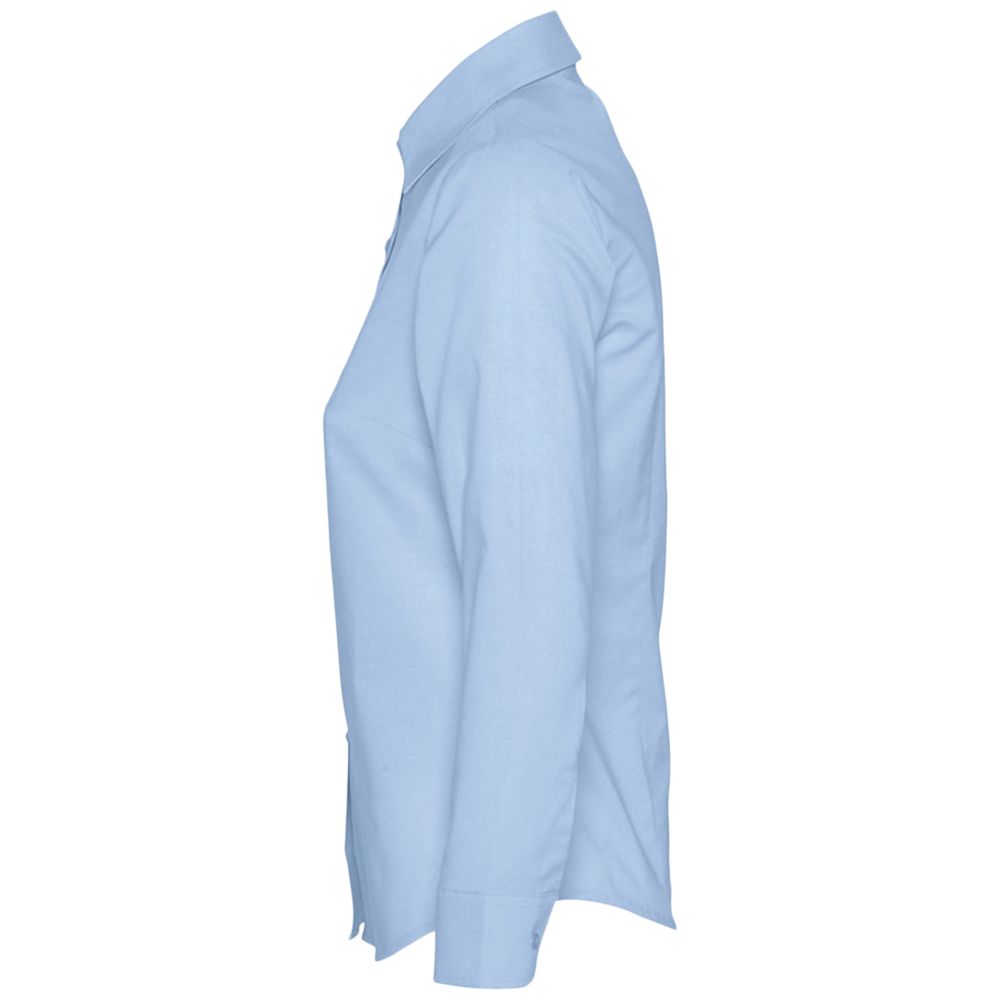 Рубашка женская с длинным рукавом Embassy, голубая-3