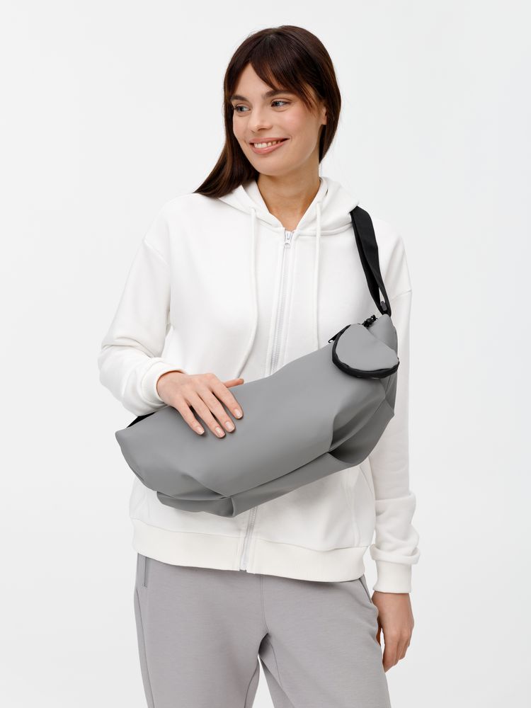 Сумка через плечо Altro, серая-3