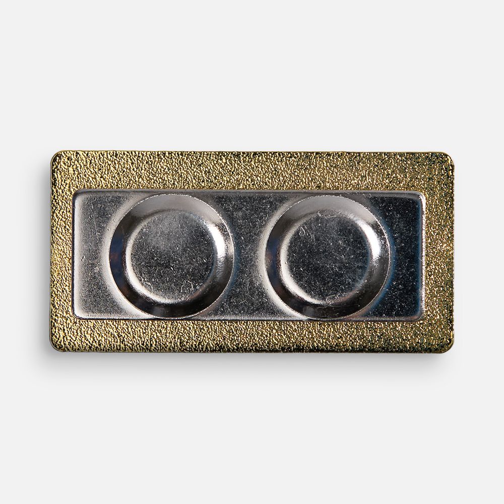 Значок Magnet Matto, золотистый глянцевый-2