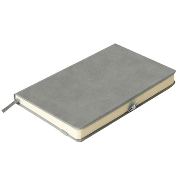 Ежедневник недатированный Starry , формат А5, в клетку, серый-4