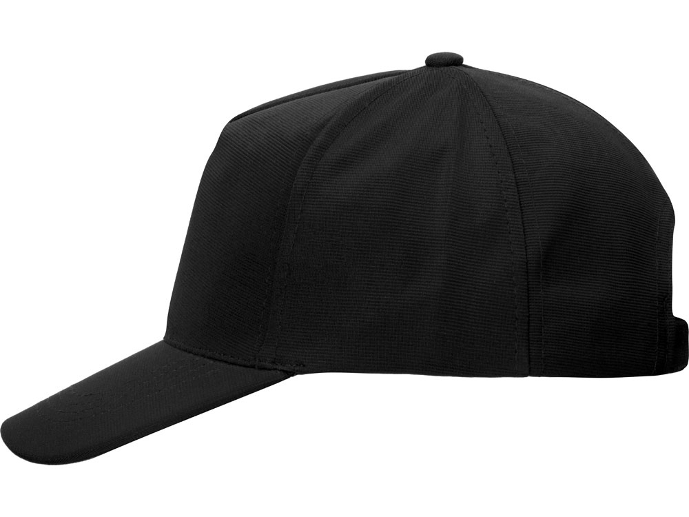 Бейсболка из структурной ткани Fargo, черный-5