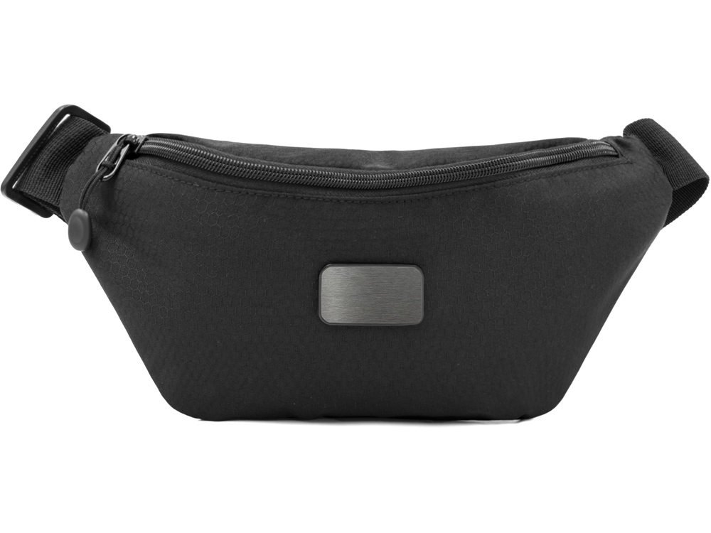 Универсальная водостойкая сумка на пояс Bumble из переработанного пластика, черный-0
