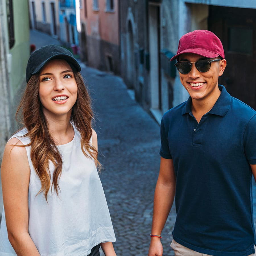 Бейсболка GROOVY, 6 клиньев, металлическая застежка, черный-2