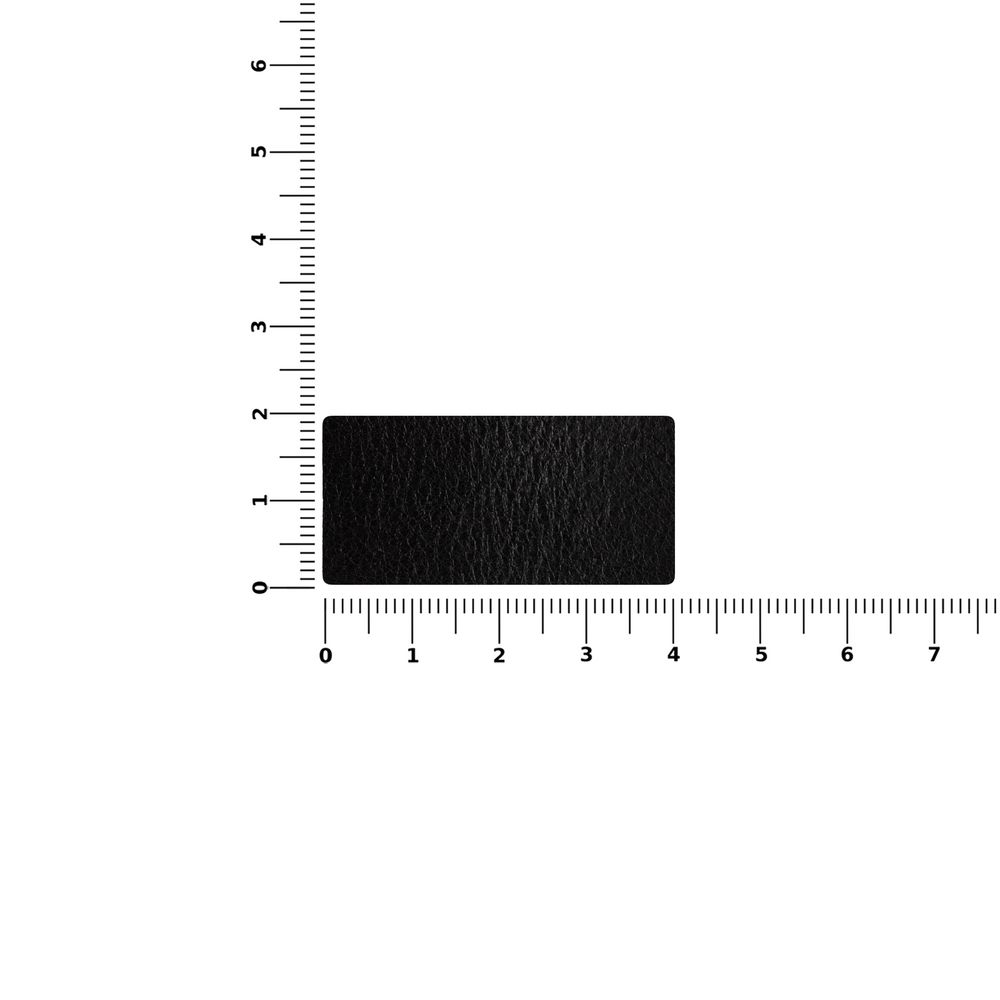 Лейбл кожаный Tuken, S, черный-2