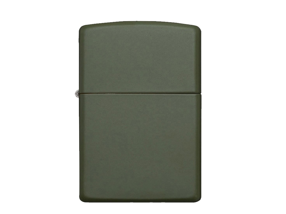 Зажигалка ZIPPO Classic с покрытием Green Matte, латунь/сталь, зелёная, матовая, 38x13x57 мм-1