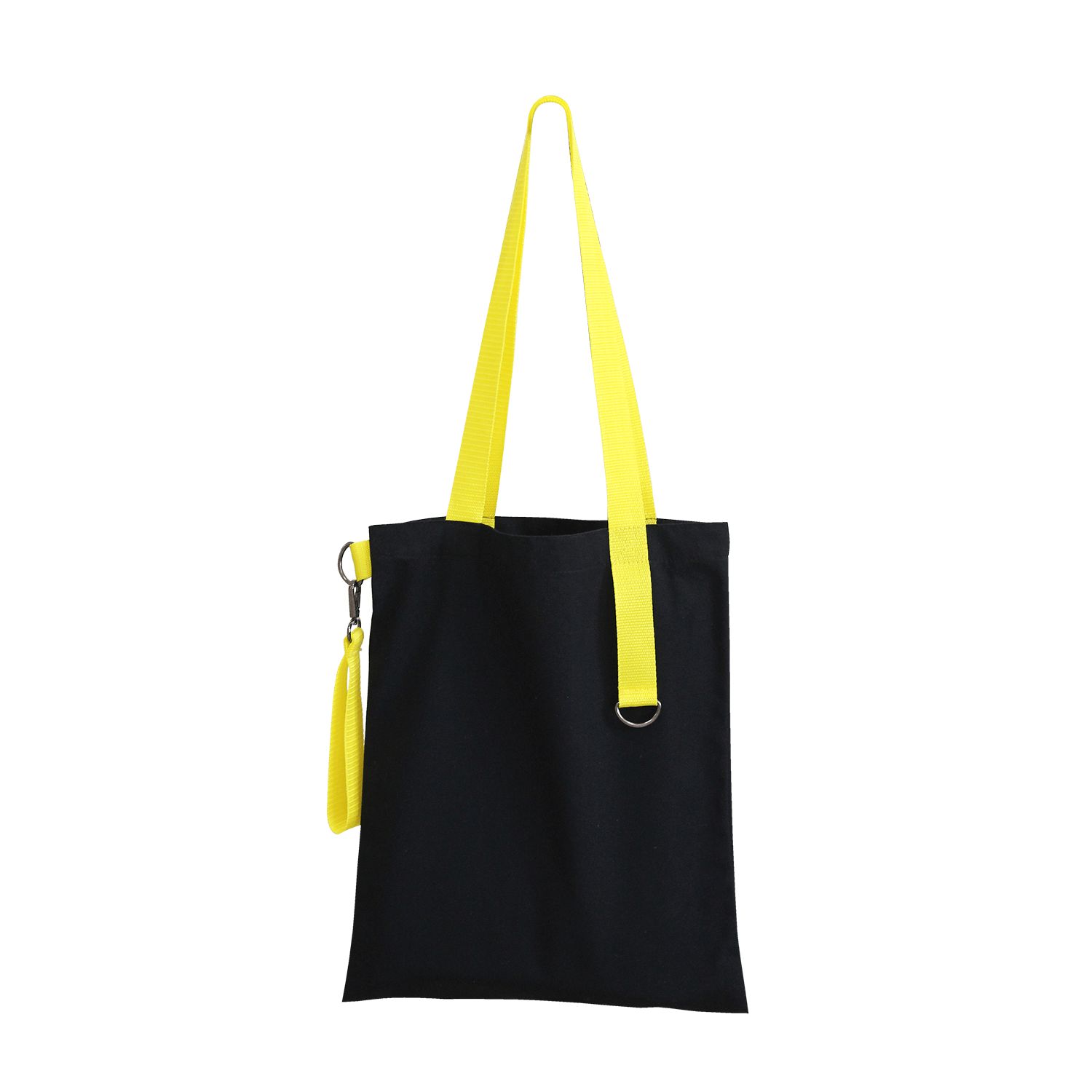 Шоппер Superbag black с ремувкой 4sb (чёрный с жёлтым)-2