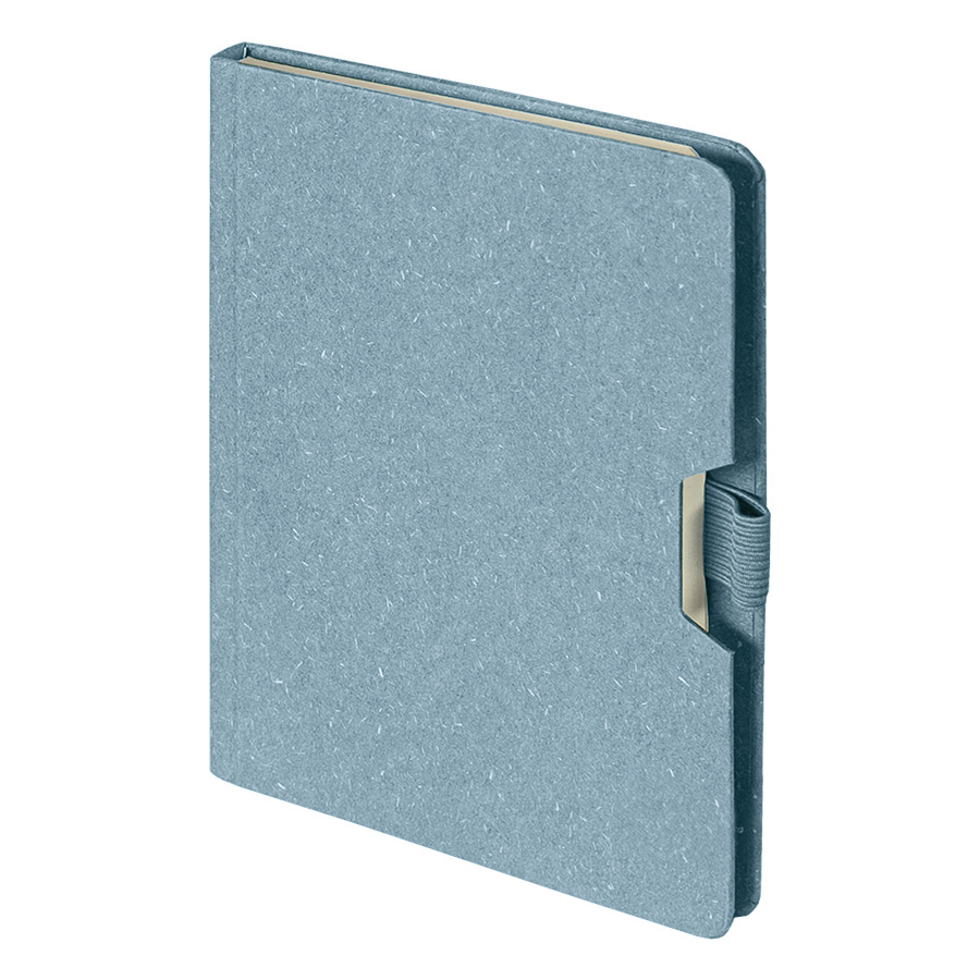 Блокнот MEMO, размер 130х170 мм, синий, блок в клетку, синий-0