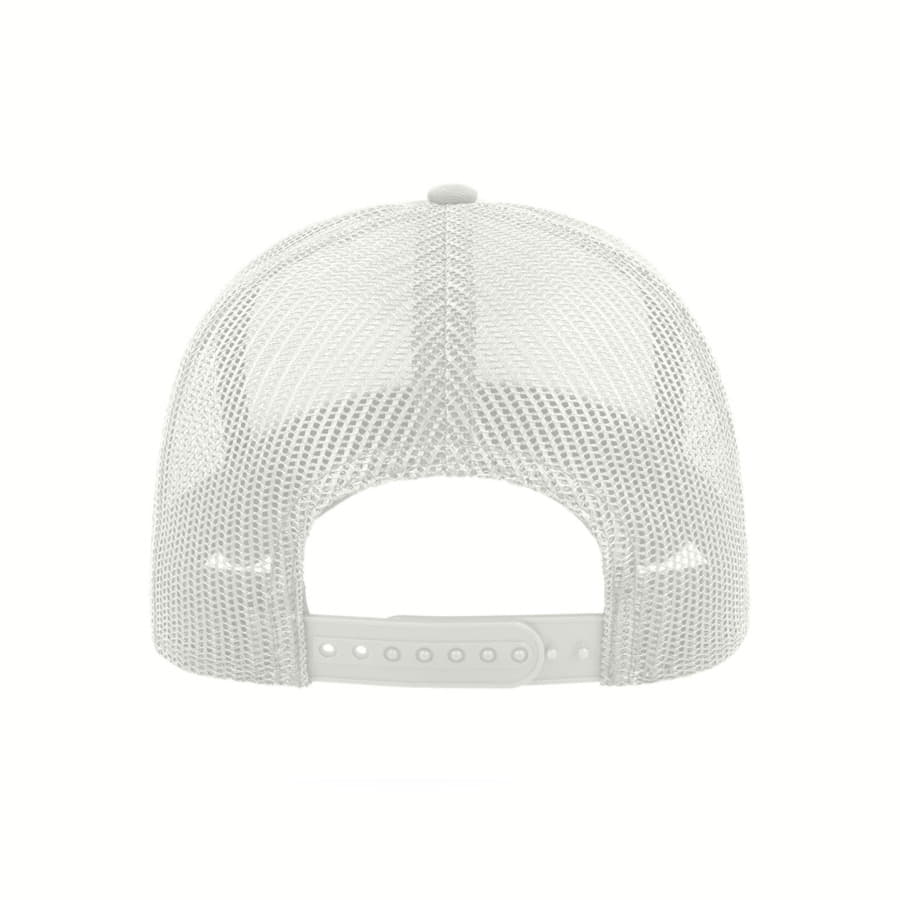 Бейсболка RAPPER COTTON, 5 клиньев, пластиковая застежка, белый-4