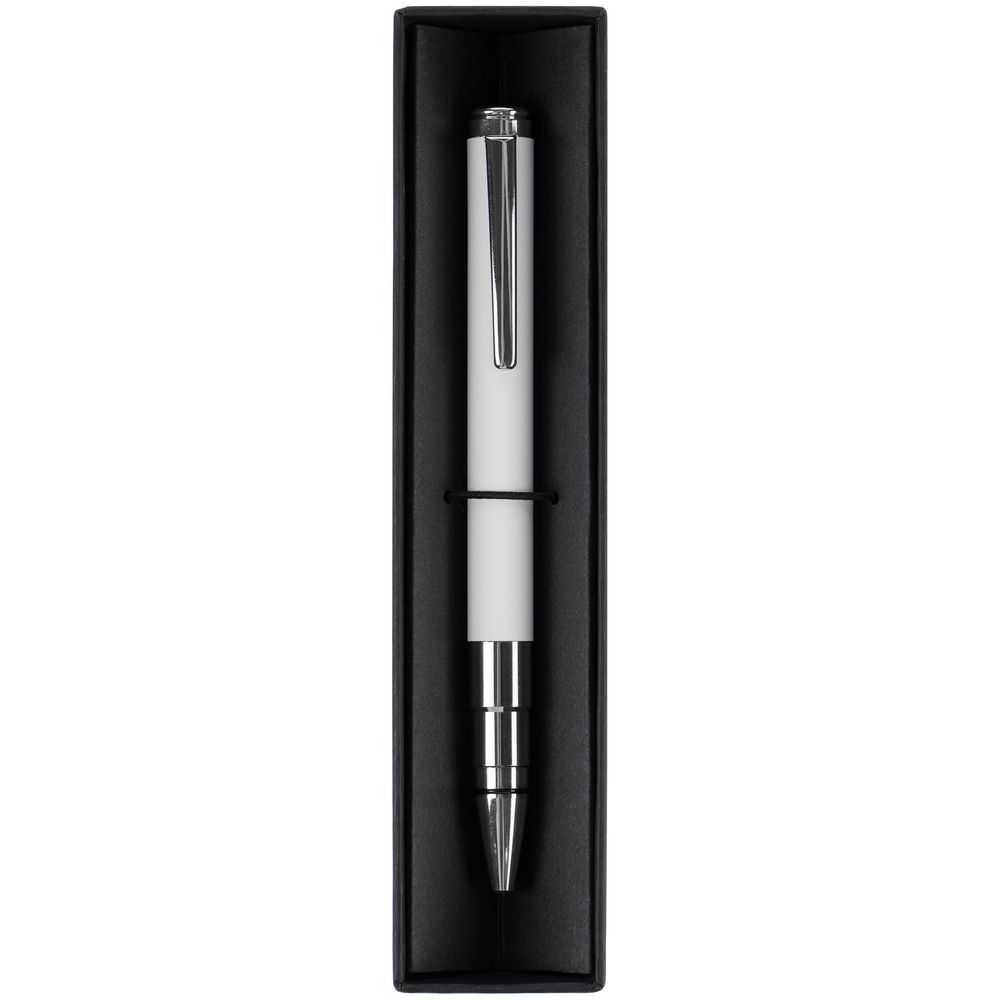 Ручка шариковая Kugel Chrome, белая-1