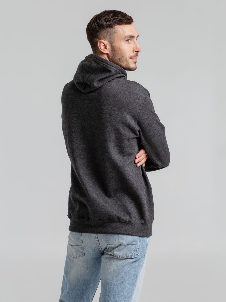 Толстовка с капюшоном Snake II черный меланж-6