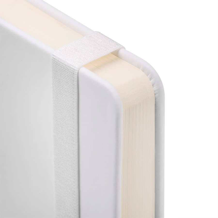 Ежедневник недатированный HAMILTON, A5, белый, кремовый блок
, белый-10