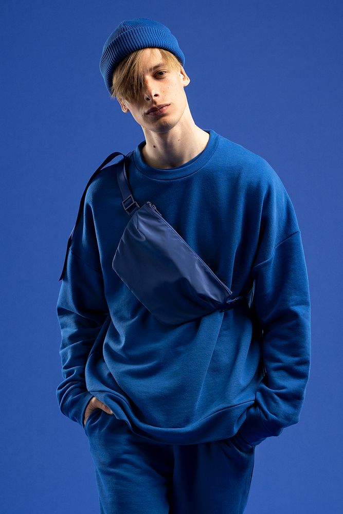 Поясная сумка W1, синяя-1