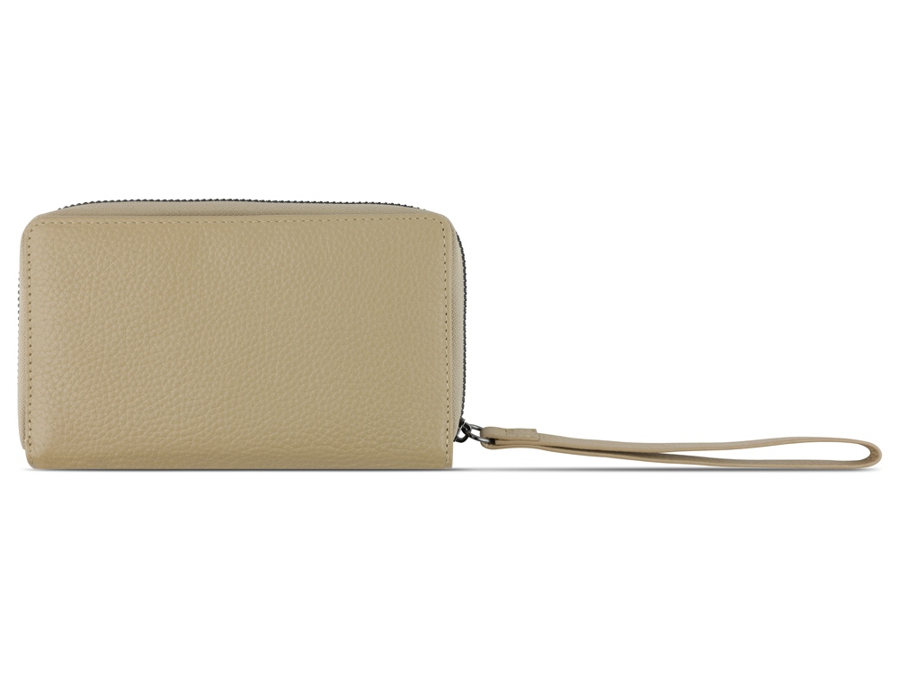 Кошелёк женский BUGATTI ЭЛЬЗА | ELSA, с защитой данных RFID, песочного цвета, воловья кожа/полиэстер, 15,5х3х9,5 см-5