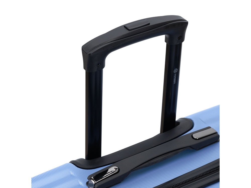 Чемодан TORBER Lama, синий, ABS-пластик, 49 х 29,5 х 77 см, 92 л-5