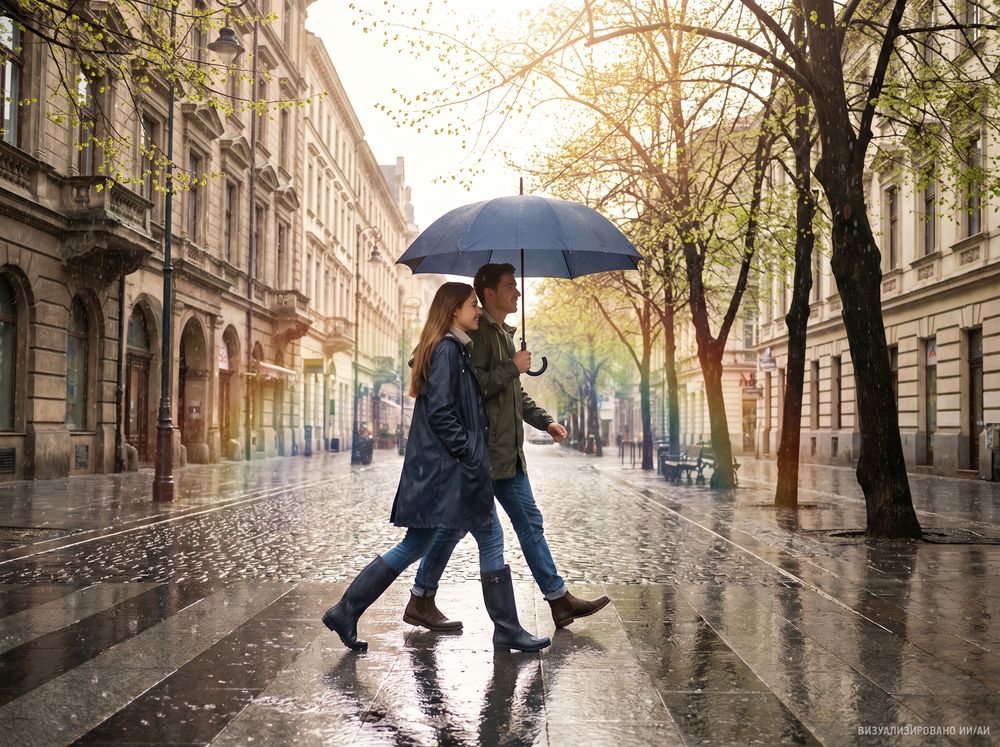 Зонт-трость Sombrella, темно-синий-6