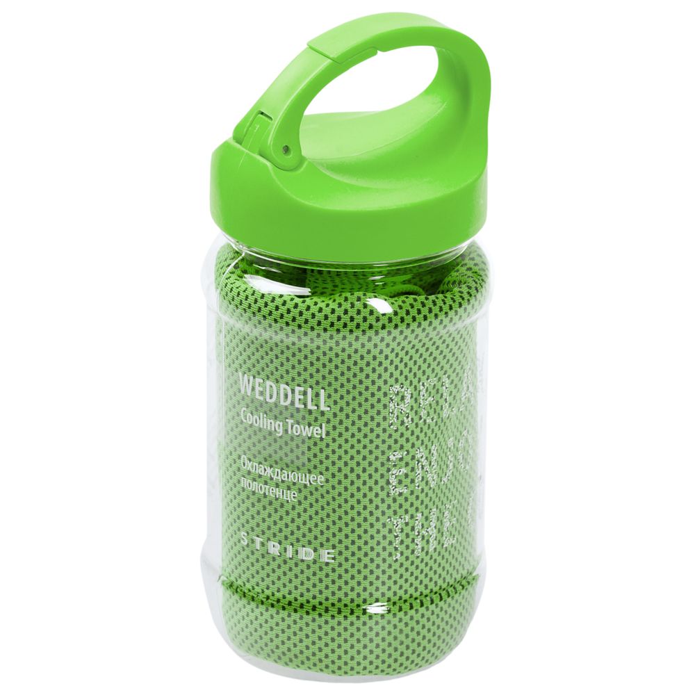Охлаждающее полотенце Weddell, зеленое-1