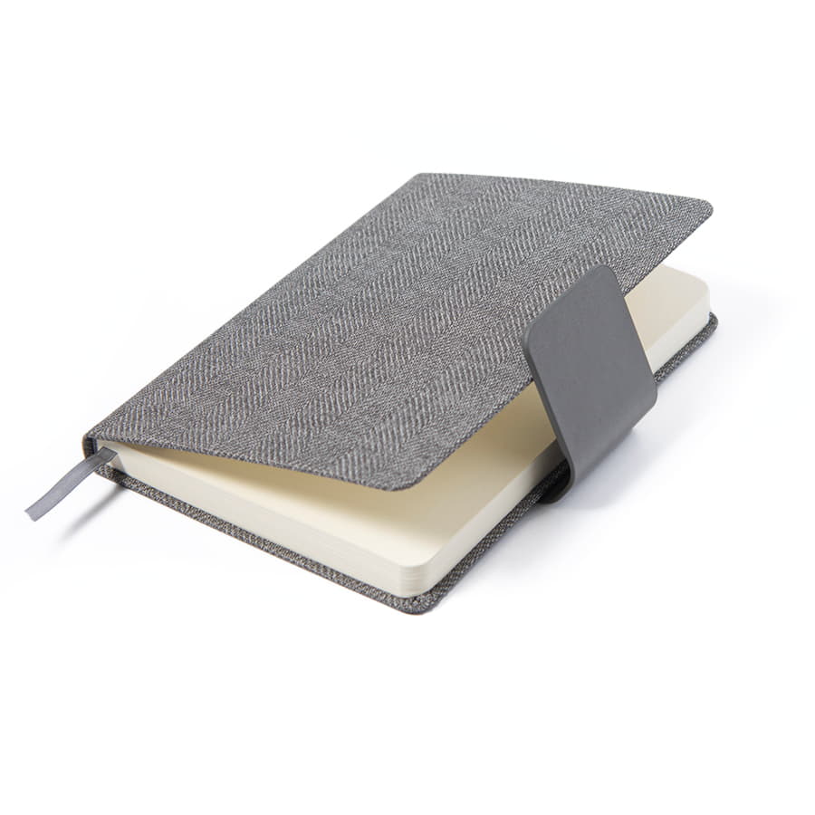 Ежедневник недатированный Mod, формат А5, в линейку, серый-4