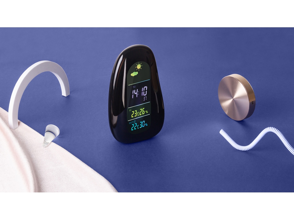 Метеостанция Rombica StoneCast 1 WTS, черный-3