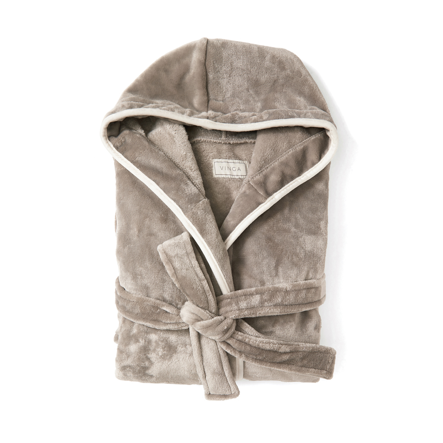 Банный халат VINGA Louis из rPET GRS, L-XL, унисекс, 350 г/м²-0