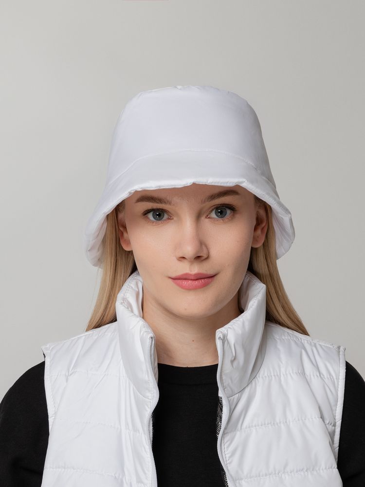 Панама утепленная Shelter, белая-4