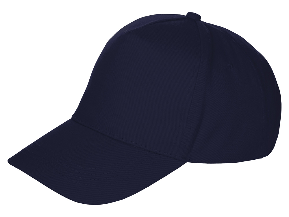 Бейсболка Мемфис 230 5-панельная, темно-синяя-3