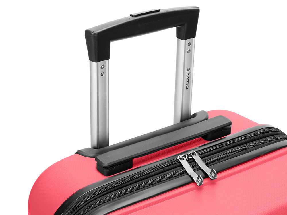 Чемодан TORBER В Отпуск, ярко-розовый, полипропилен, 55 х 36 х 21,5 см, 37 л-4