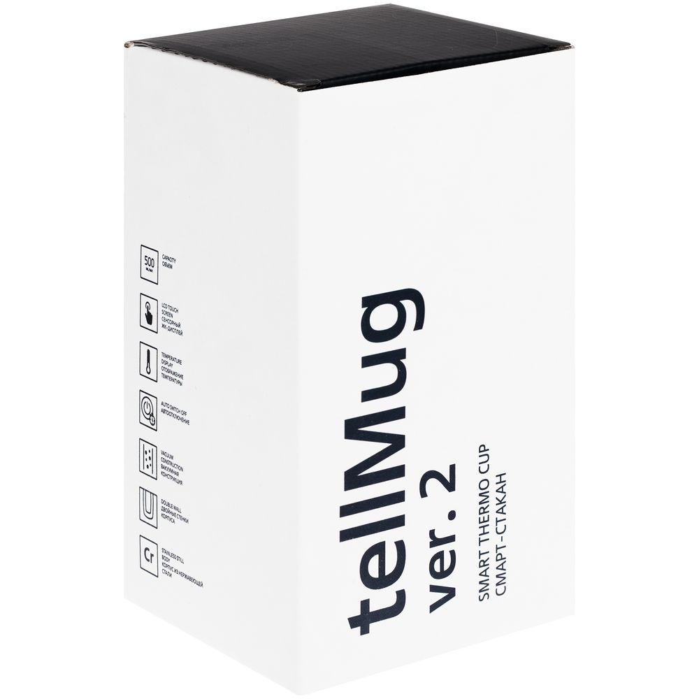 Смарт-стакан с заменяемой батареей tellMug, ver.2, черный-6