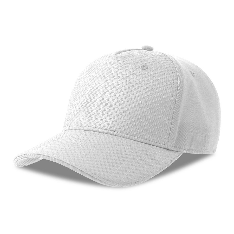 Бейсболка GEAR-S, 5 клиньев, застёжка на липучке, белый-0