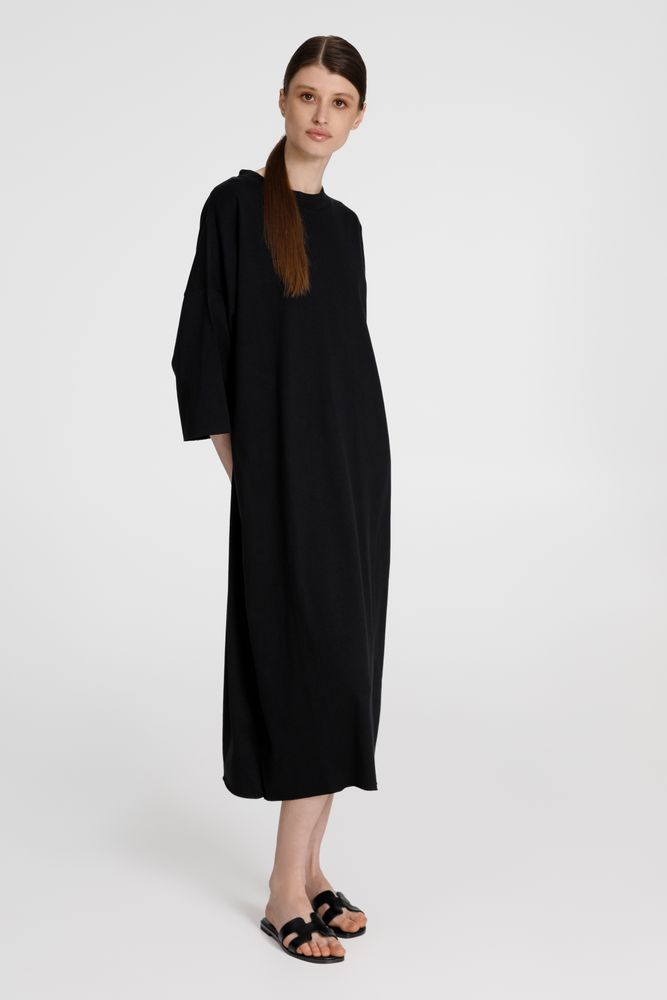 Платье D2, черное-0