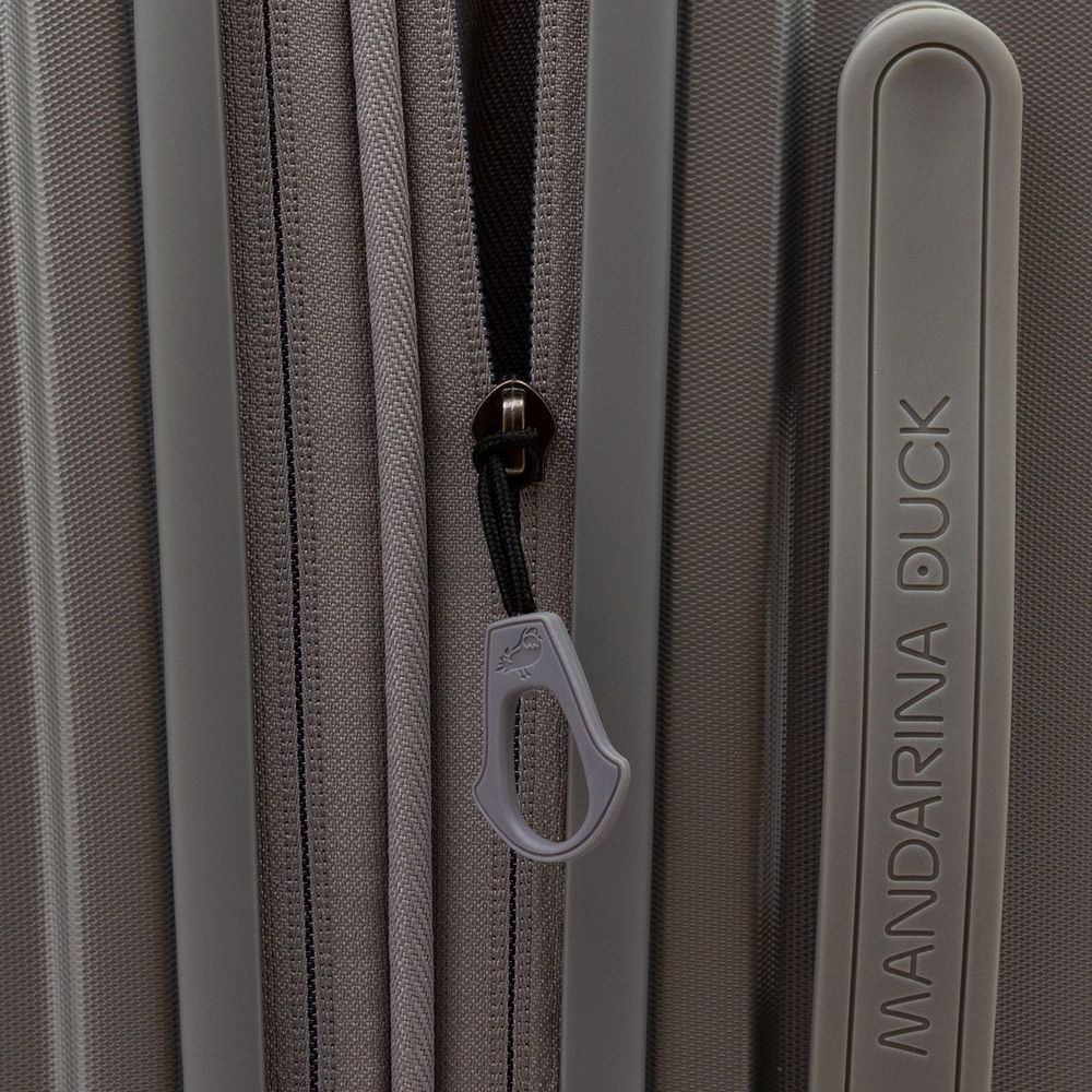 Чемодан Logoduck M, серебристый-5