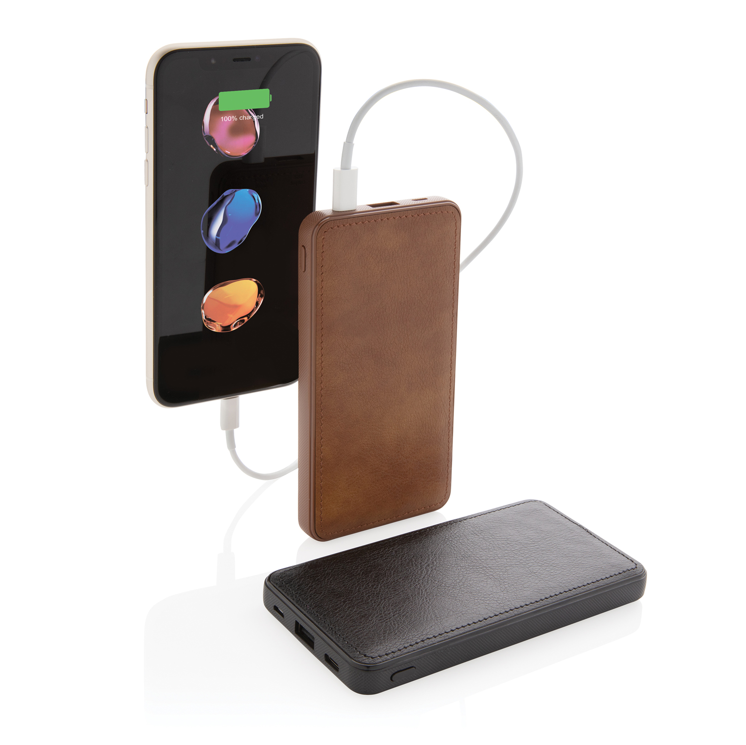 Внешний аккумулятор Tusca с покрытием из PU, 10000 мАч-4