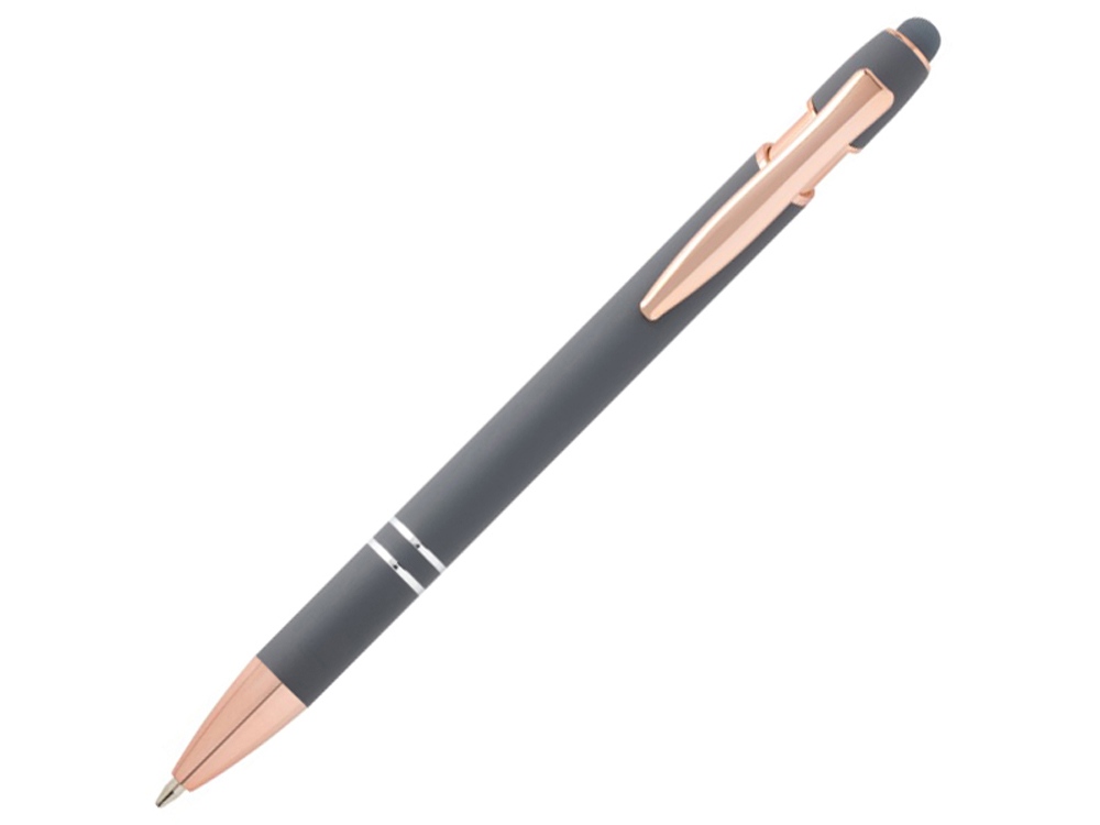 Nanna шариковая ручка с отделкой из розового золота - Twilight Grey (черные чернила)-0