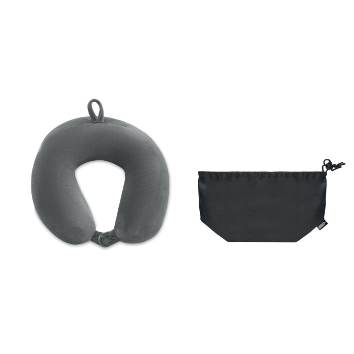 Подушка дорожная, каменный серый-6