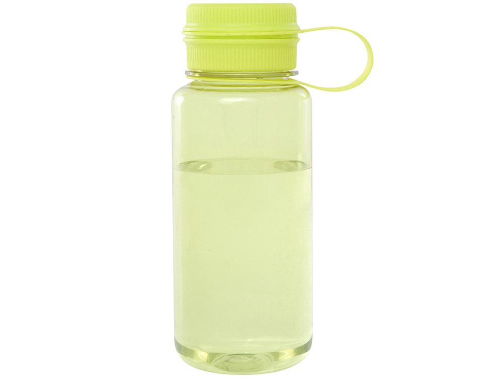 Спортивная бутылка Ryder из переработанного ПЭТ-пластика объемом 900 мл с многофункциональной крышкой, сертифицированная RCS - Лайм-1