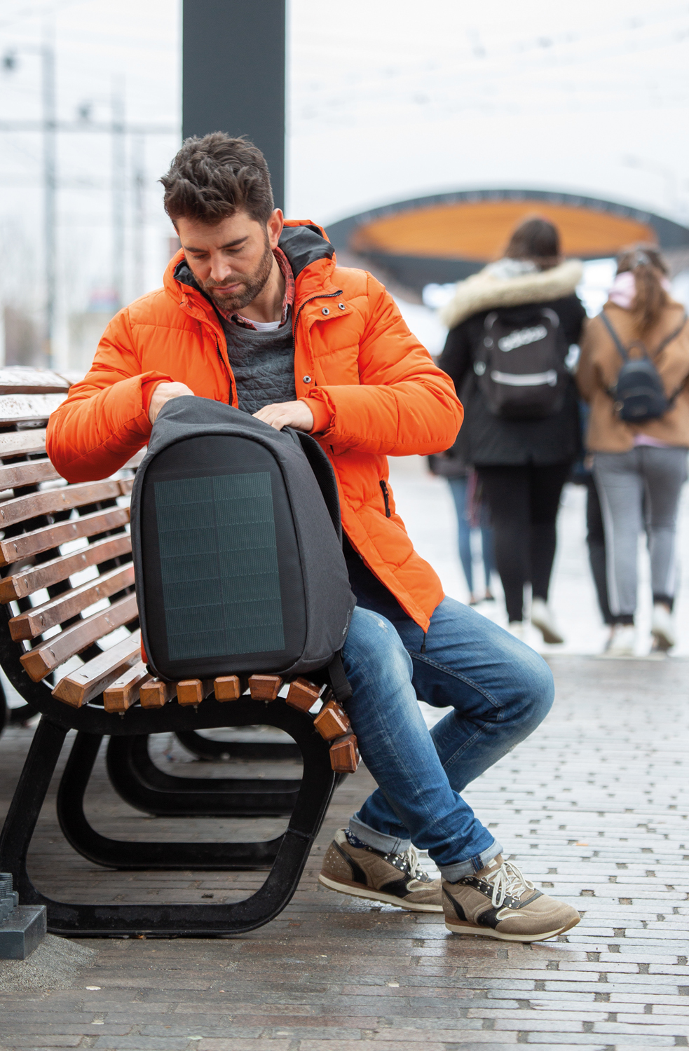 Рюкзак Bobby Tech с защитой от карманников-57