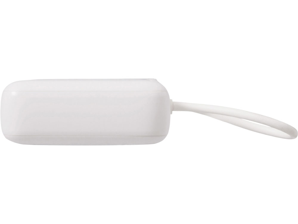 Внешний аккумулятор со встроенным кабелем Liri, QC/PD, 10000 мАч, теплый белый-7