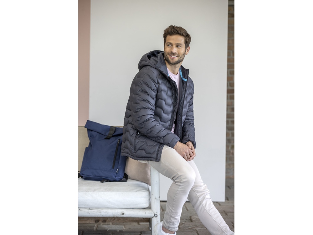 Мужская утепленная куртка Petalite из материалов, переработанных по стандарту GRS - Storm grey-7