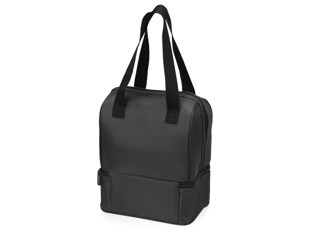 Сумка-холодильник Cool с 2-мя изолированными отделениями, темно-серый-1