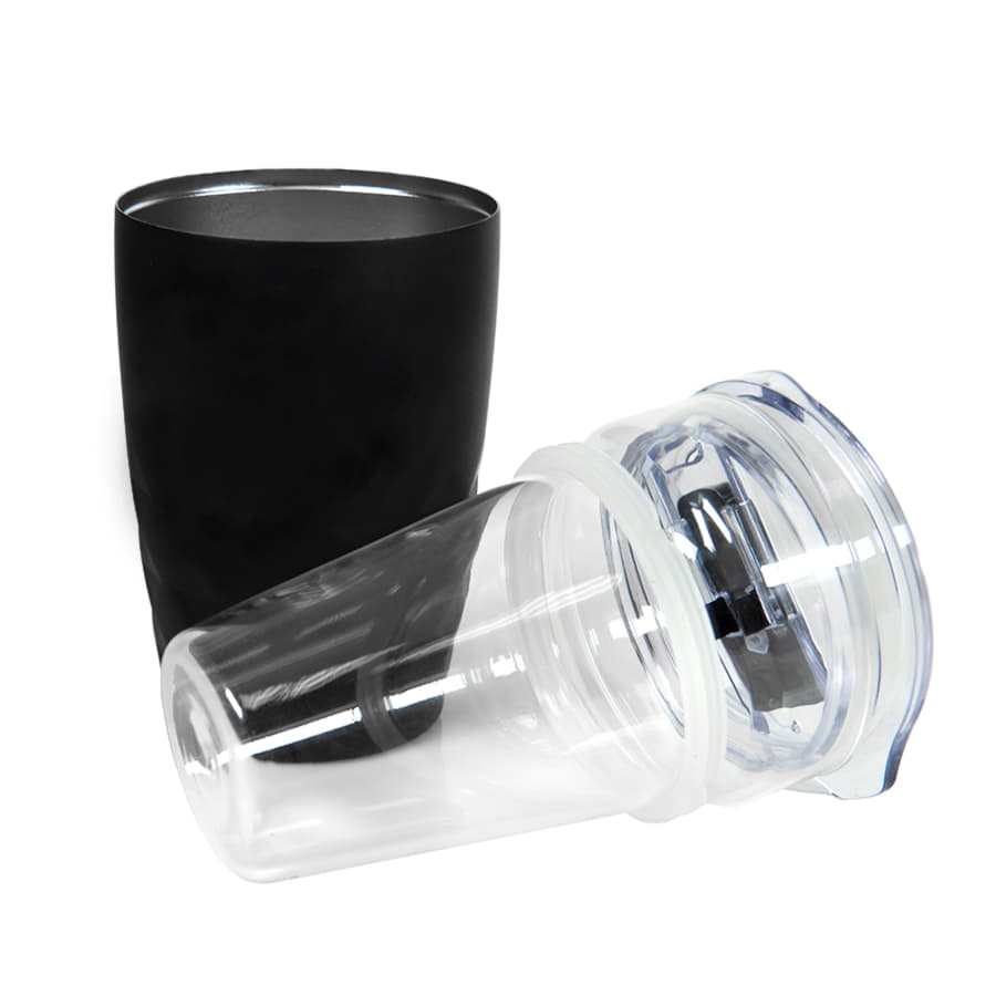 Термокружка вакуумная Cristal, белый-4