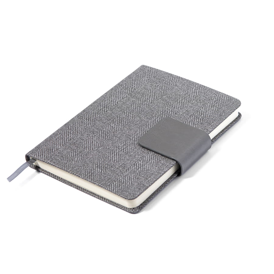 Ежедневник недатированный Mod, формат А5, в линейку, серый-3