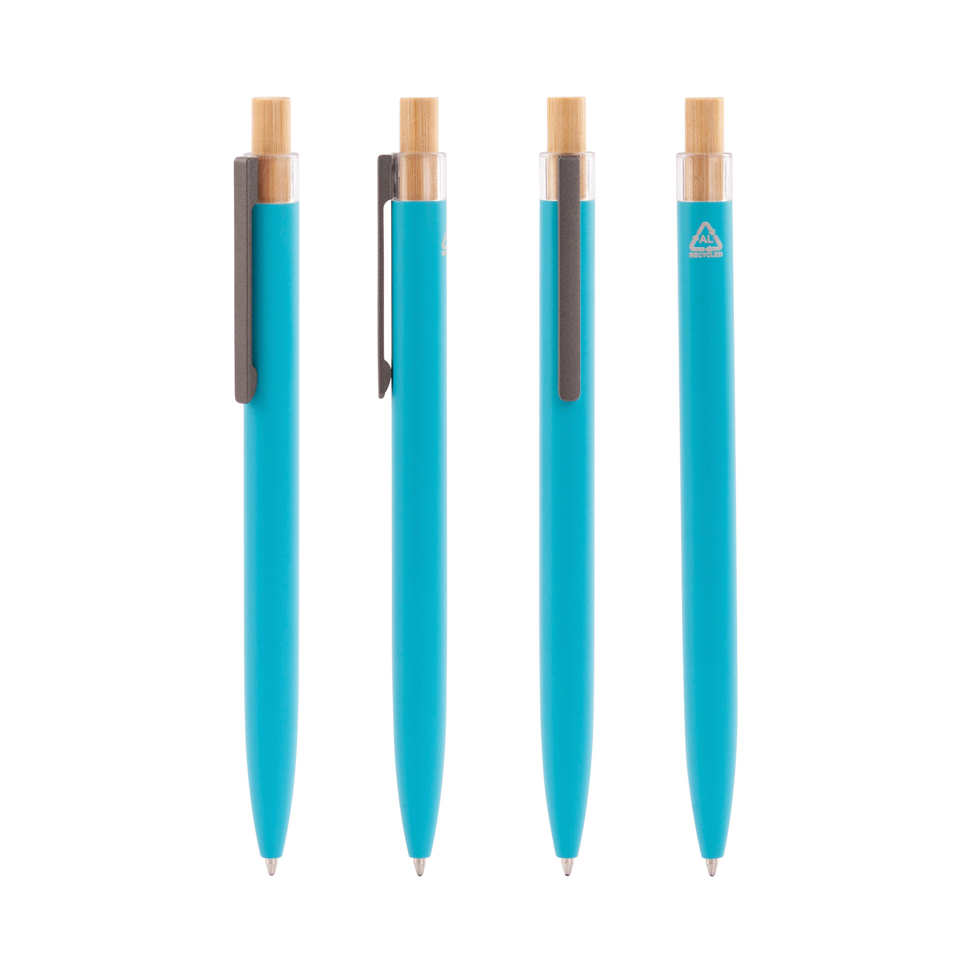 Ручка шариковая "Matt" с кнопкой из бамбука-1