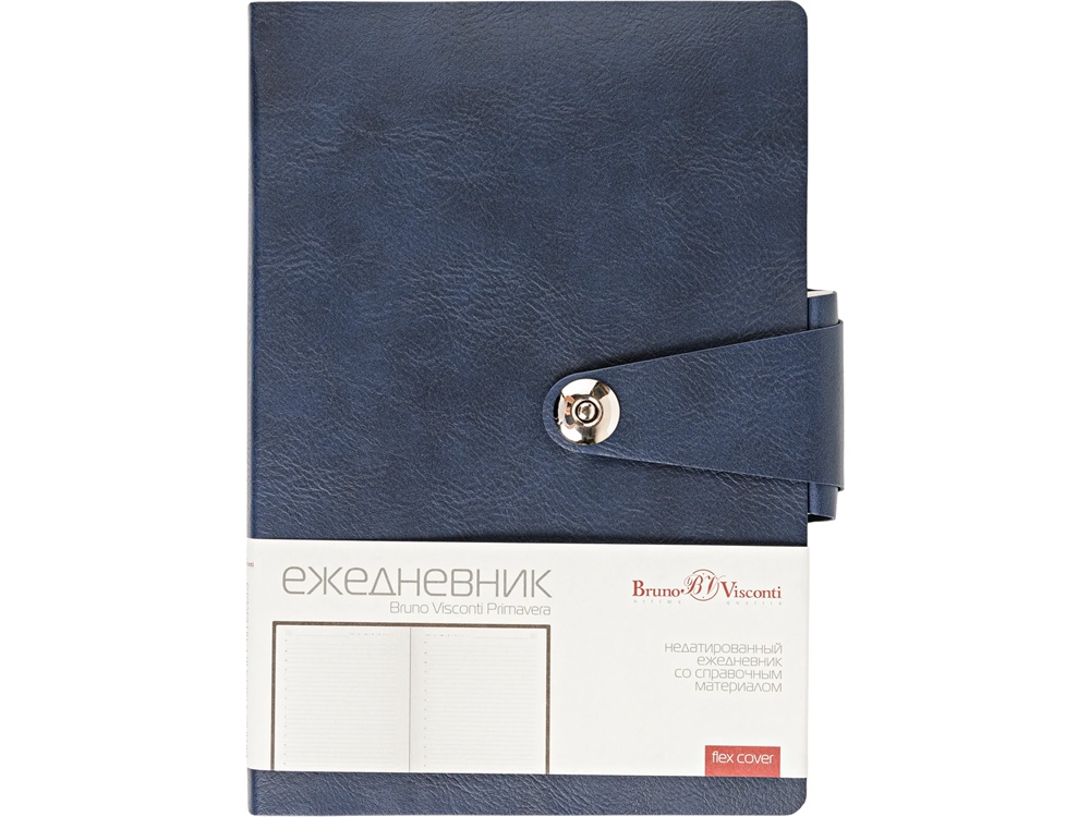 Ежедневник недатированный  А5 PRIMAVERA темно-синий-1