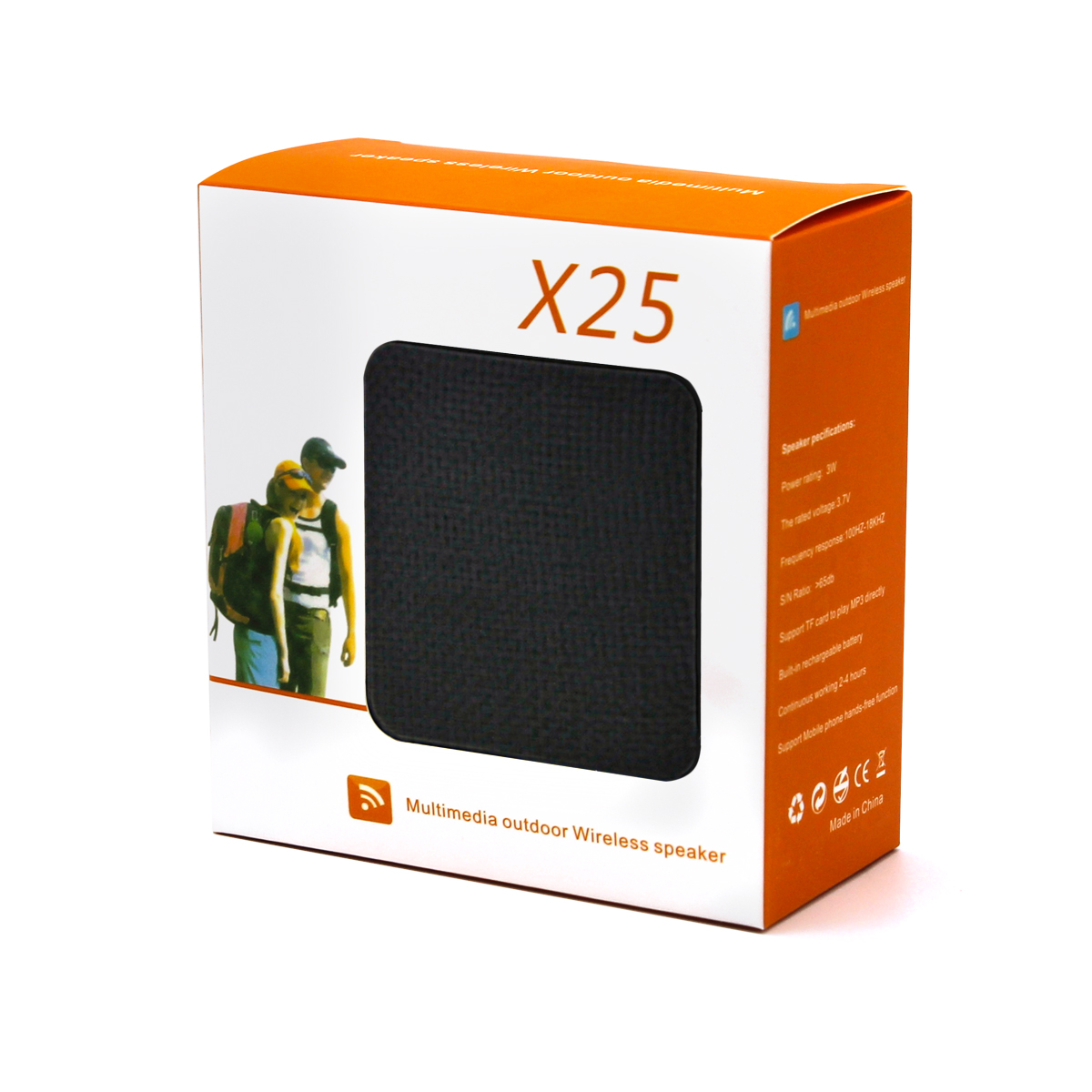 Беспроводная Bluetooth колонка X25 Outdoor (BLTS01), Черный-2